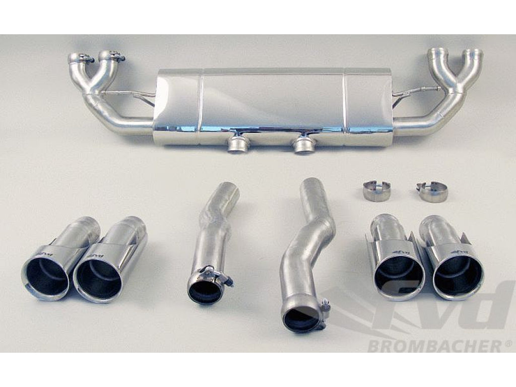 Sport Muffler 958 Cayenne Turbo - Sound Version - Includes FVD Tips