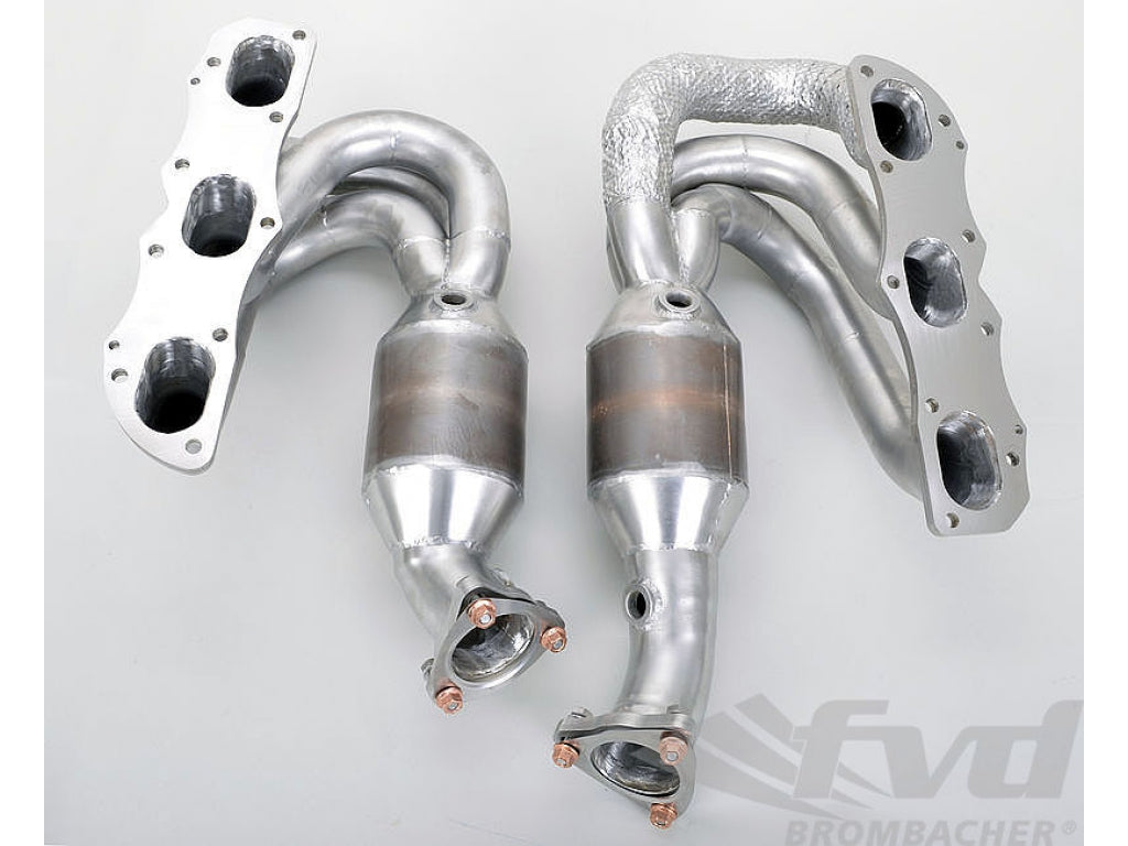 Long Tube Sport Header Set 987.2 Cayman / Boxster - Brombacher Edition - 200 Cell HJS HD Cats