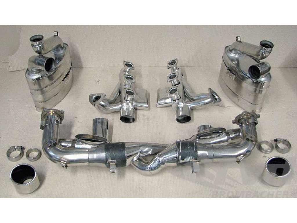 Valved Exhaust System 993 Turbo / GT2 - STREET - 200 Cell Catalytics - With Heat