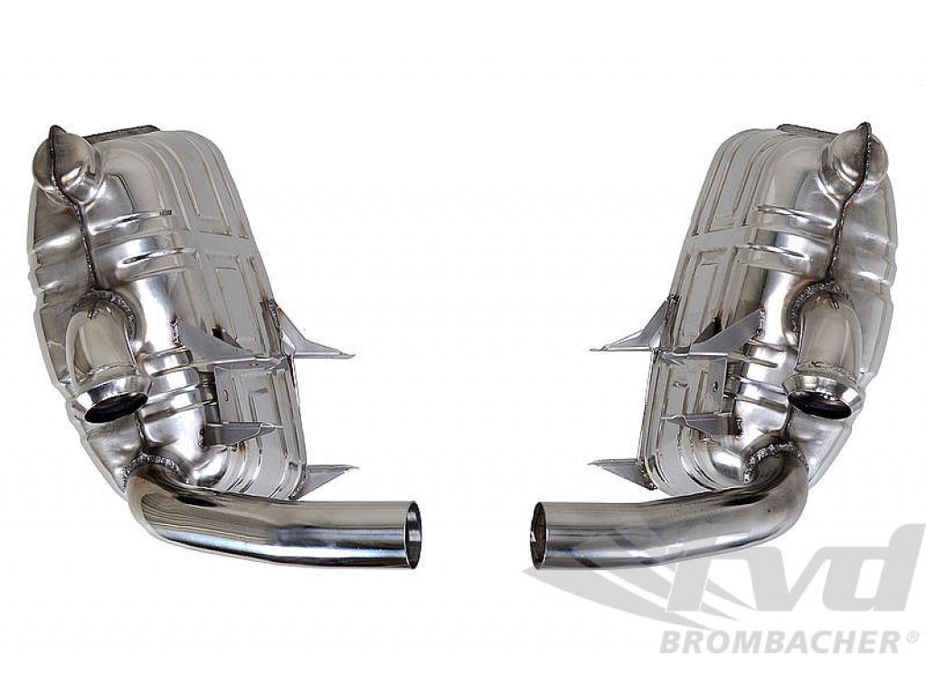 Sport Muffler Set 996 - Brombacher Edition - Street Version - With TUV Certification