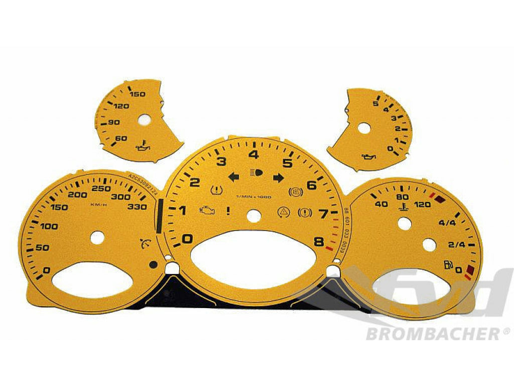 Gauge Faces speed yellow 997 Km/h, Shifter