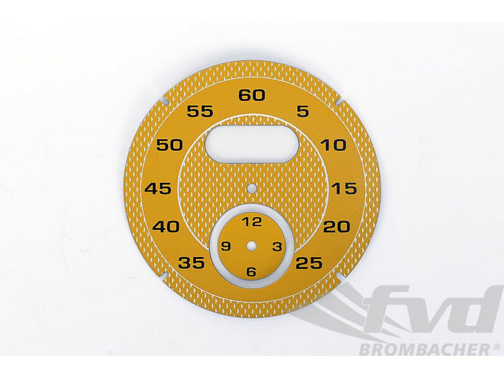 Sport Chrono Instrument Face - Speed Yellow - Diamond Pattern