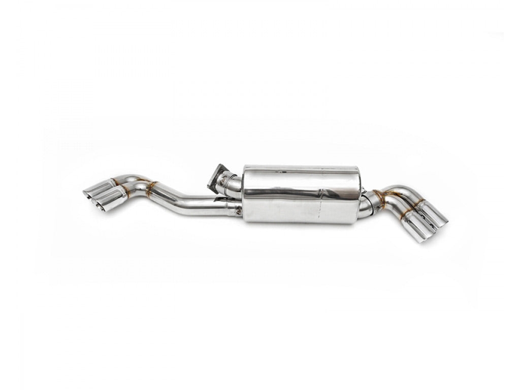 Fabspeed Dual Outlet Maxflo Performance Exhaust System with Quad Style Tip|Polished Chrome