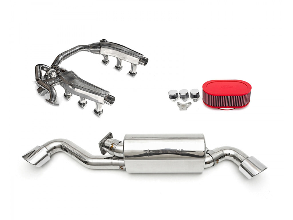 Fabspeed Performance Package Dual Outlet with Oval Tips|Polished Chrome