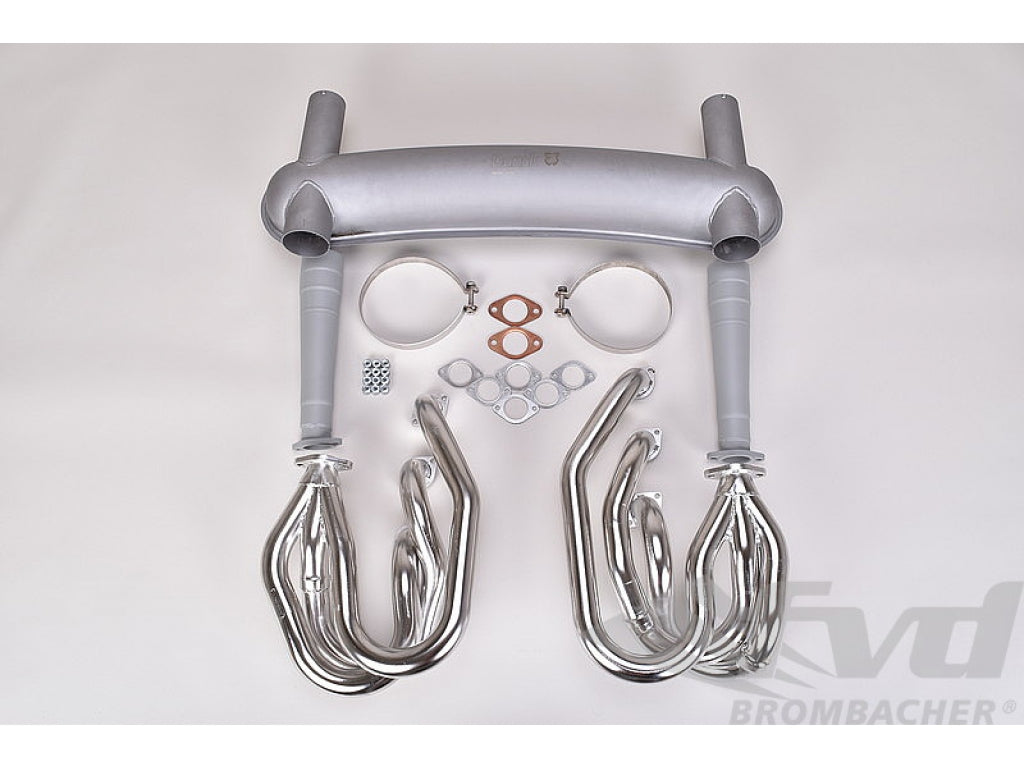 Race Exhaust System 911 64-73 (without catalytics) 2 x In, 2 x Out 70mm Export