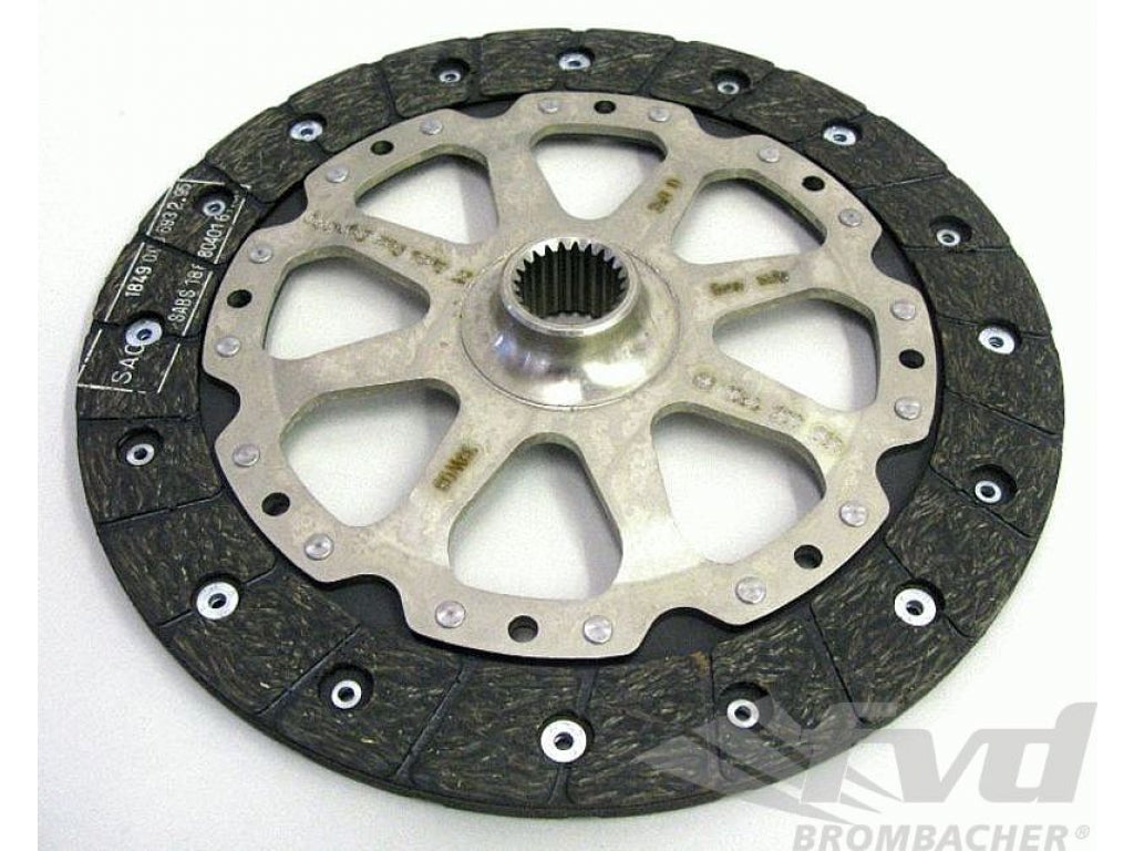 Clutch disk 996C2/4/C4S /997 sport ,rigid plate with organic racing facings