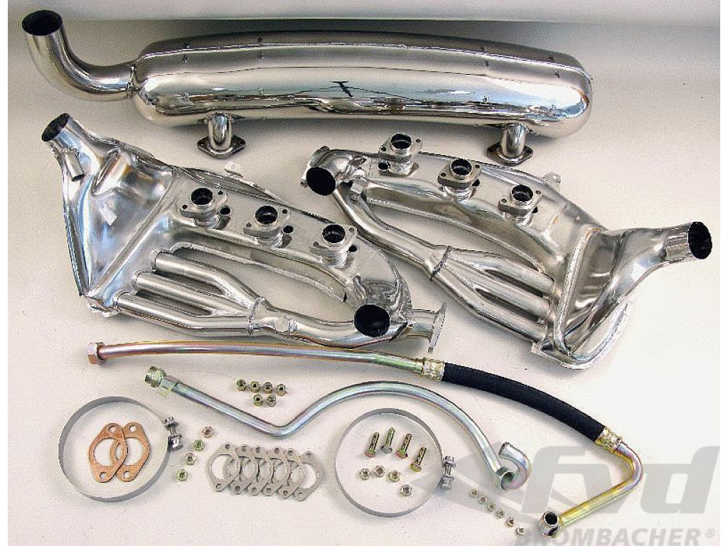 Free Flow Exhaust Kit 911 3.2 L - Street - With Heat - Single Outlet - o 60 mm Tip