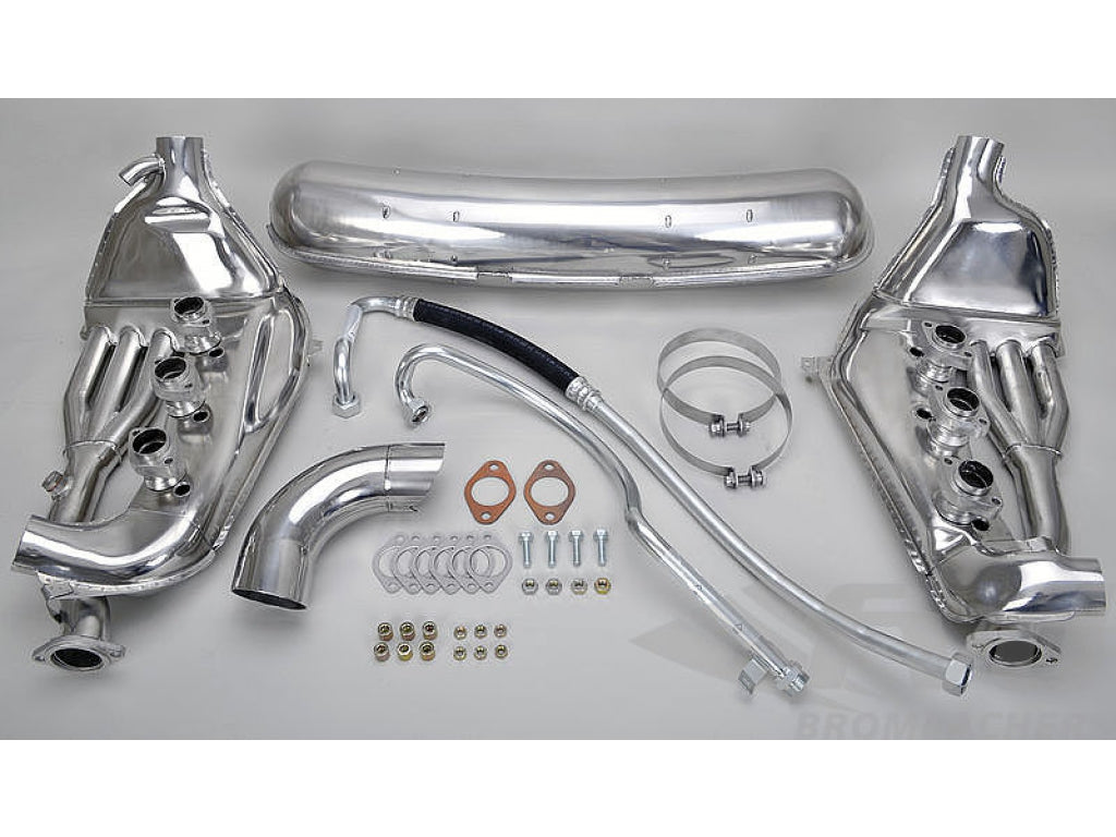 Free Flow Exhaust Kit 911 3.2 L - Sport - With Heat - Single Outlet - o 84 mm Tip