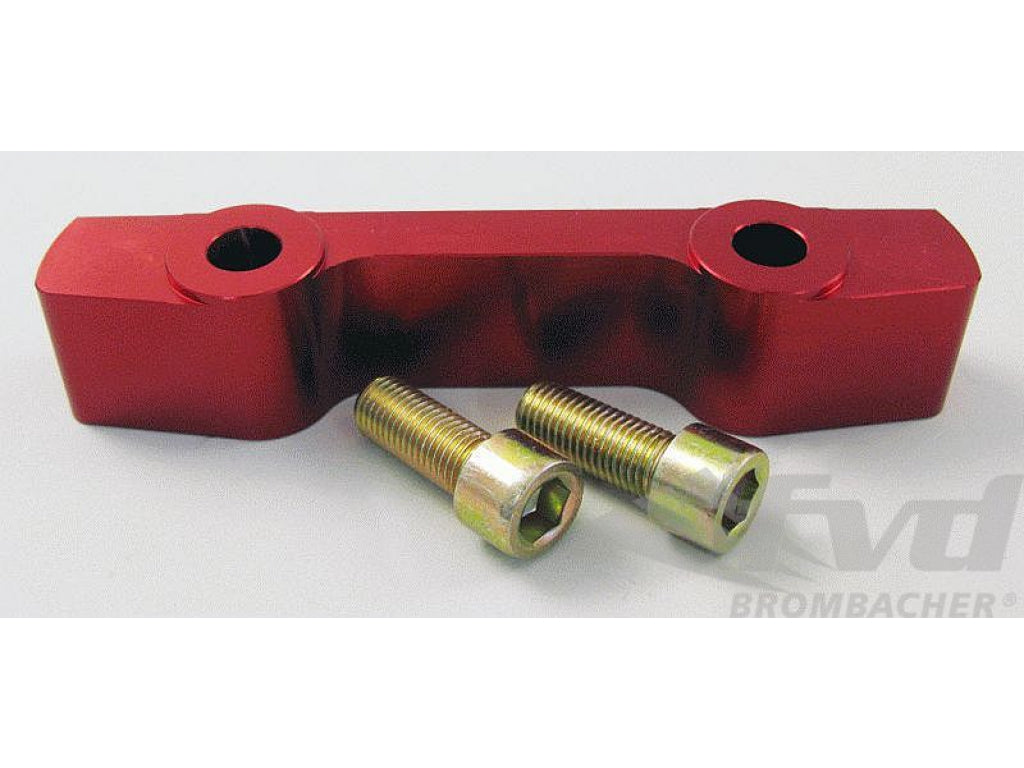 Brake Adapter 930 - for 993 / 965 Turbo Big Red Caliper - Aluminum - Red Anodized