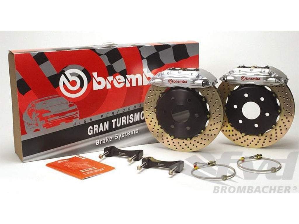 Sport Brake System - REAR - BREMBO GT - 4 Piston - Slotted - 345 x 28 mm