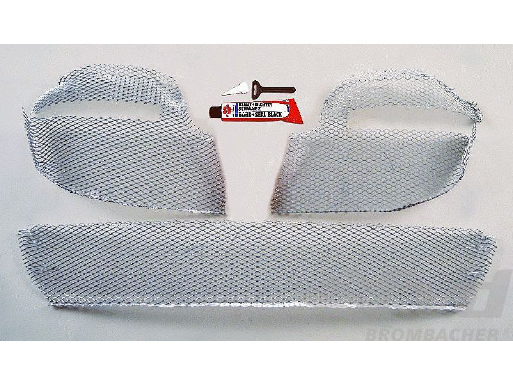 997 Turbo Grill Set for Front Bumper - Silver