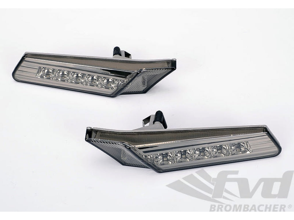 LED Side Turn Signals Set 987.1 Cayman All Models and Boxster All Models - Smoked