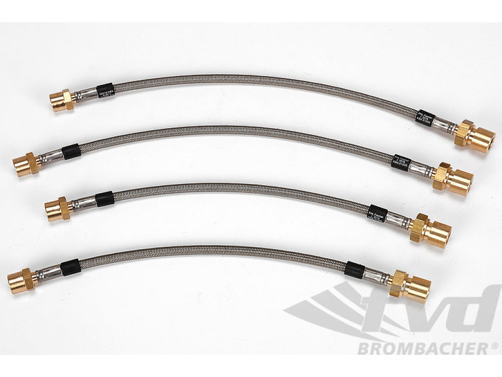 Stainless Brake Lines - 911 / 930 66-89