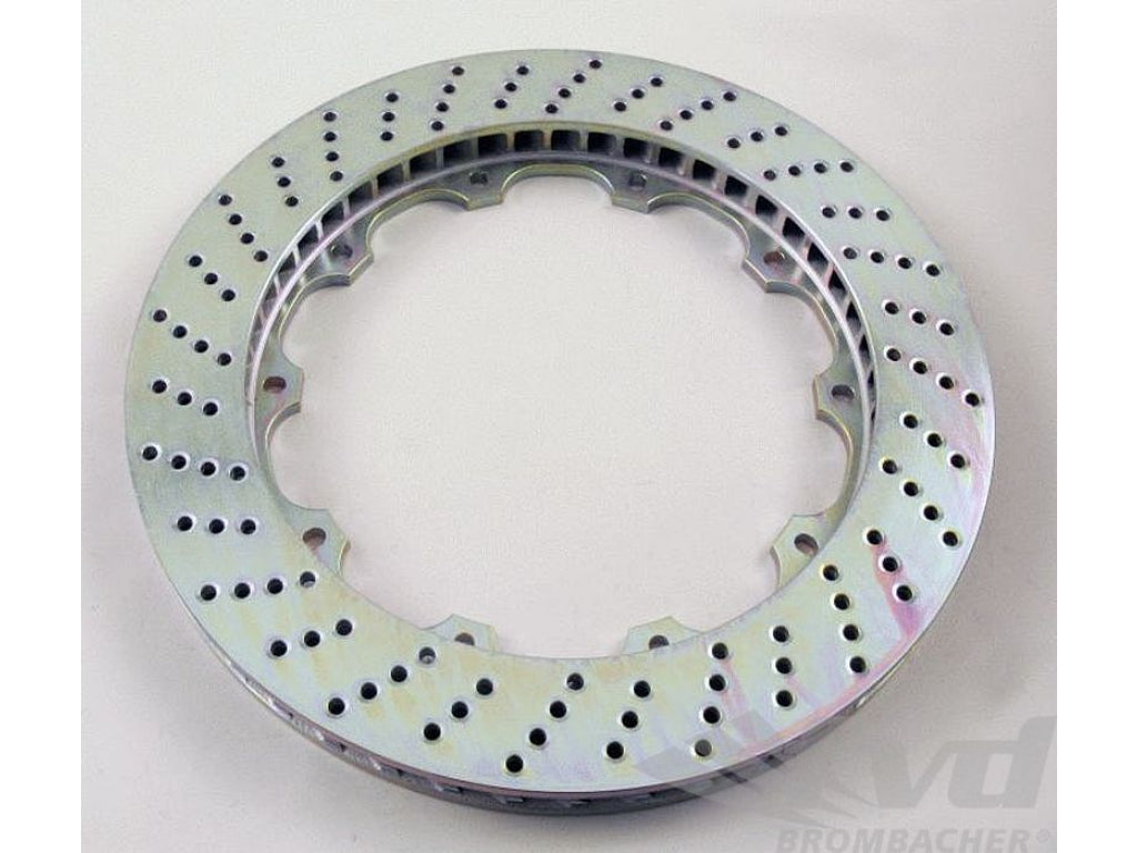 Brake Disc - LEFT - BREMBO - DRILLED - 380 x 32 mm