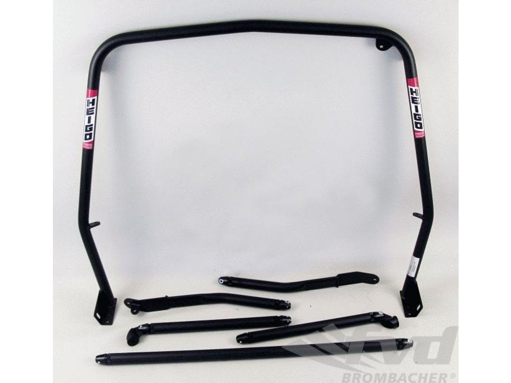 Roll Bar 911 / 930 - Steel - Coupe - Sunroof - Bolt-in - Diagonal and Tunnel Support