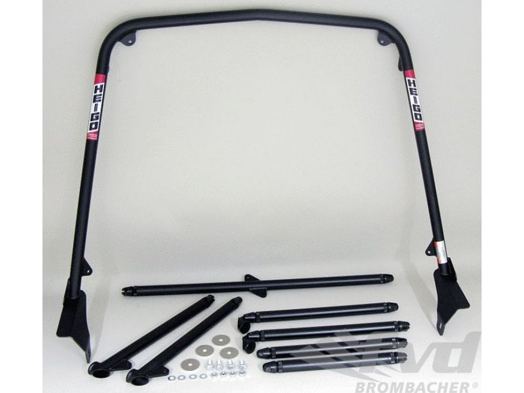 Roll Bar 964 RS - Steel -Coupe - Without Sunroof - Bolt-in - X Diagonal and Tunnel Supt