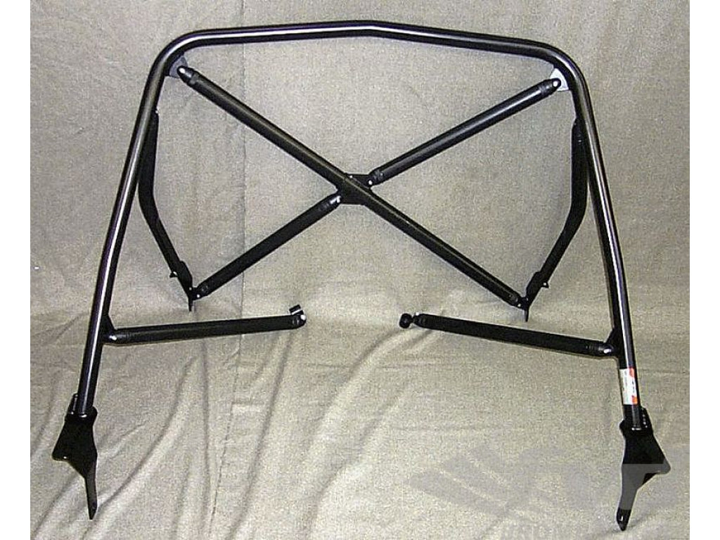 Roll Bar 993 - Steel - Coupe - Without Sunroof - Bolt-in - X Diagonal and Tunnel Support