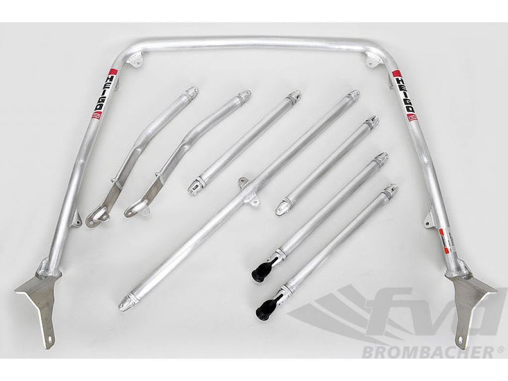 Roll Bar 993 - Aluminum - Coupe - Sunroof - Bolt-in - X Diagonal and Tunnel Support