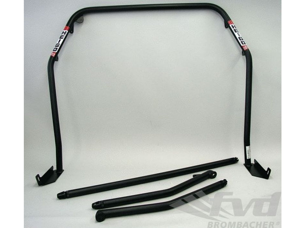 Roll bar steel 996 (Sunroof) bolt-in-bar without tunneling supporting