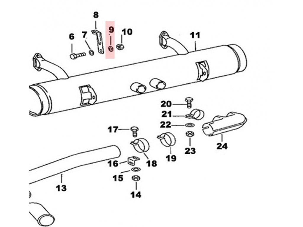 8mm x 14mm Zinc Spring Washer For Fuel Pump