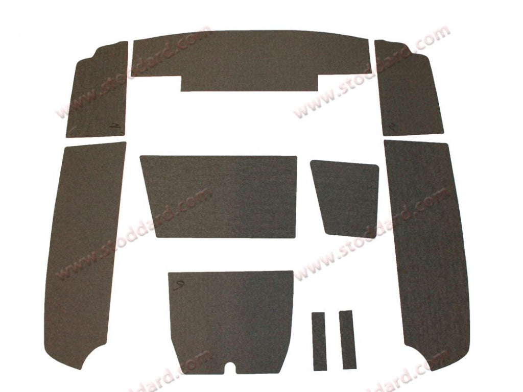 Front Trunk Sound Deadening Kit for 356A and 356B T5 Replaces 64455640000