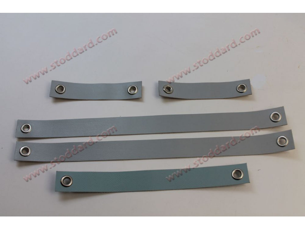 Cable Strap Set, Grey, 5 Pieces