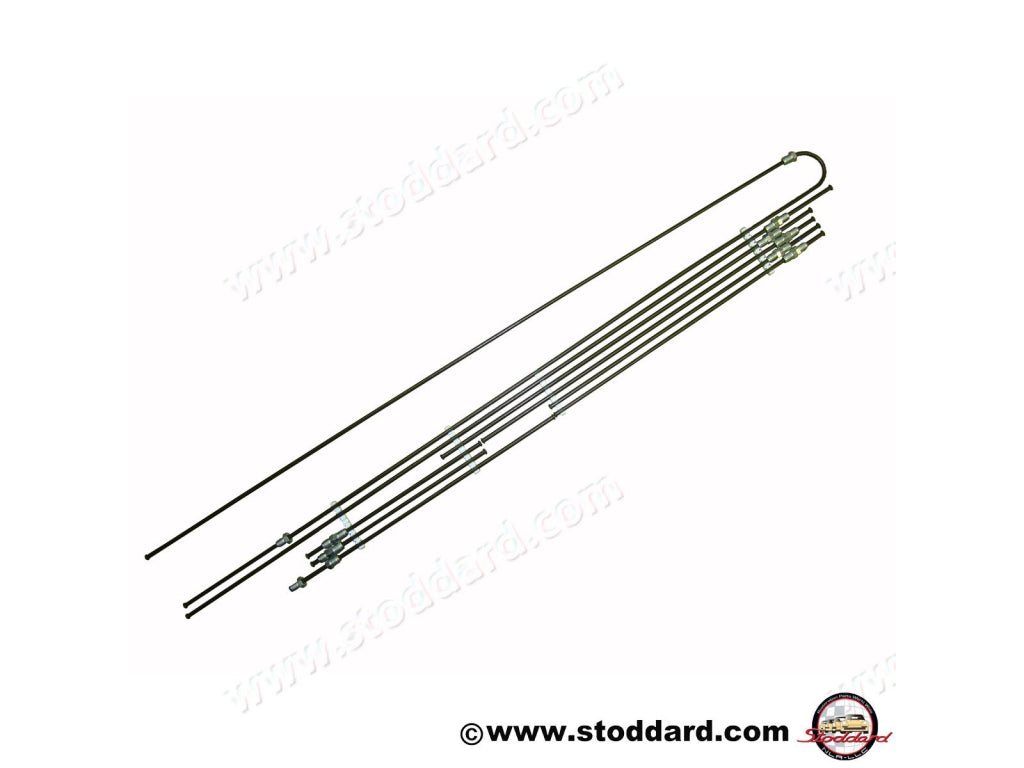 9-piece Metal Brake Line Set
