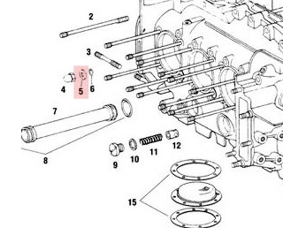 Engine Case Nut Washer, 911 65-89, 914-6