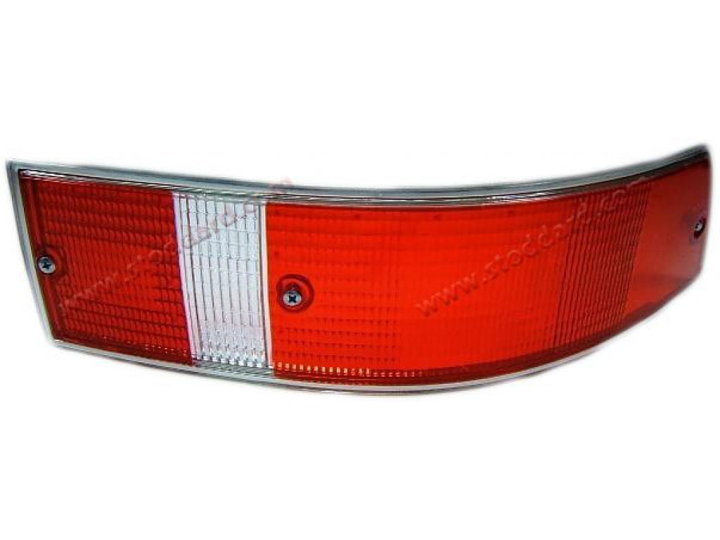 Tail Light Lens, Right with silver trim, USA models.