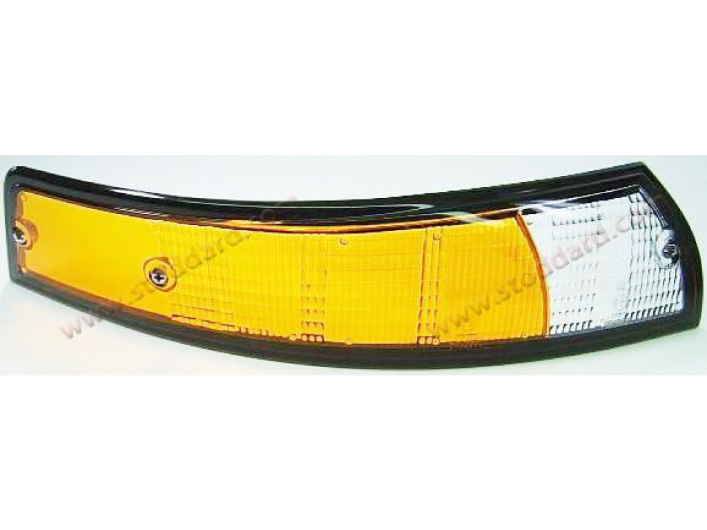 Front Turn Signal Lens, Right, European Version with Black Trim.