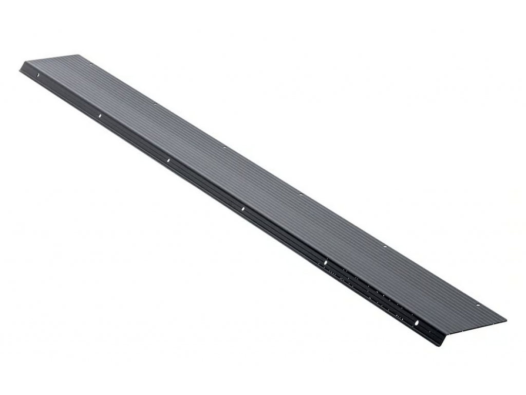 914 DOOR SILL PLATE BLACK ALUMINUM - each