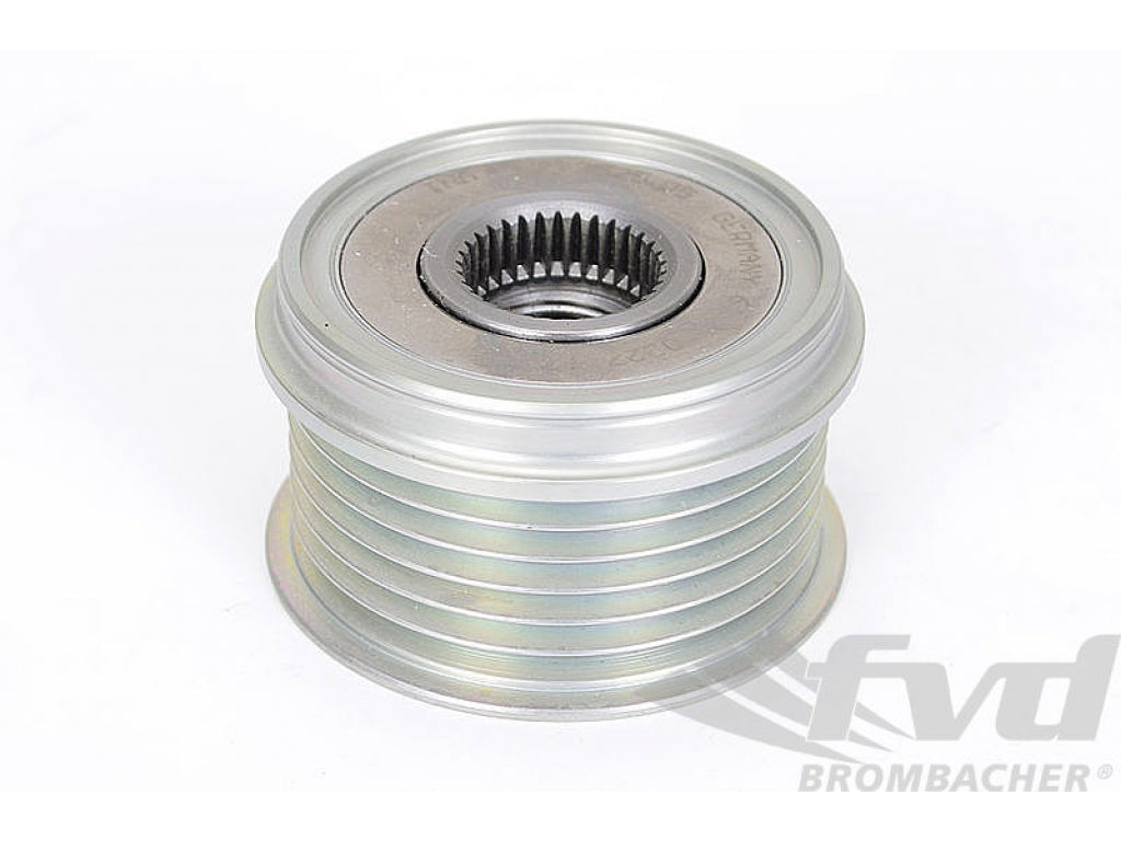 Pulley with free wheel lock 996/GT2/TT 997-1/GT2/TT, 997GT2RS, 986/987/987C (manual transmission)