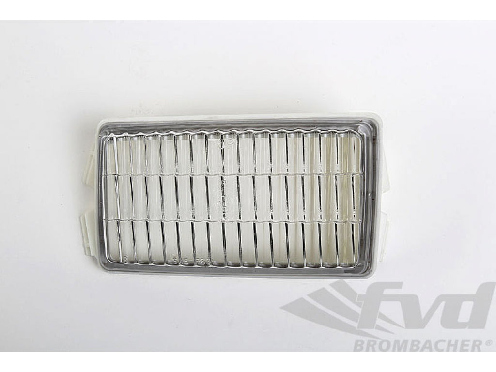 Fog Light Lens 911 3.2 L / 930 3.3 L 1984-89 - Clear - Right