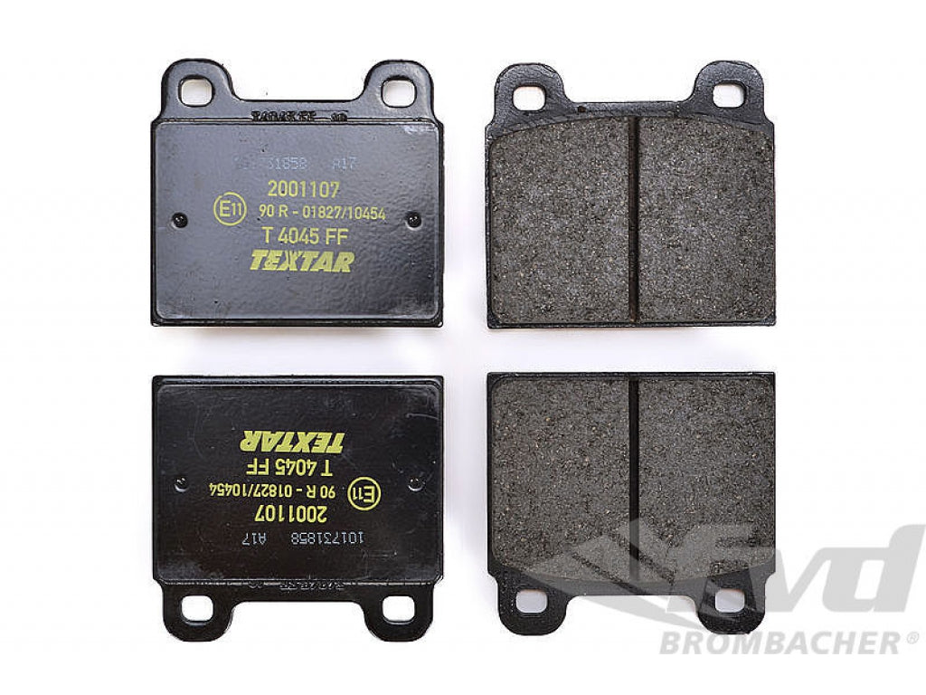 Front Brake Pad Set 911 1974-89 - A Type Caliper