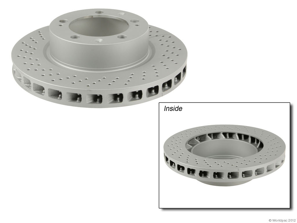 Zimmermann Coated & Cross Drilled Brake Disc