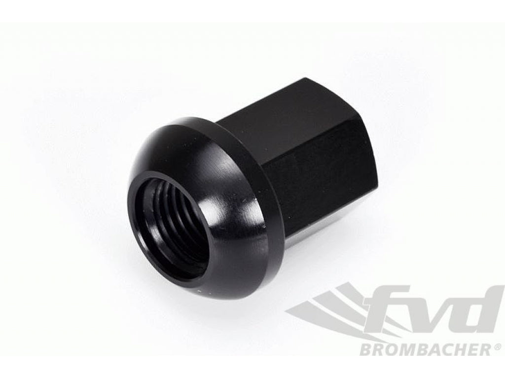 Wheel Lug Nut - Lightweight Aluminum Alloy - Black
