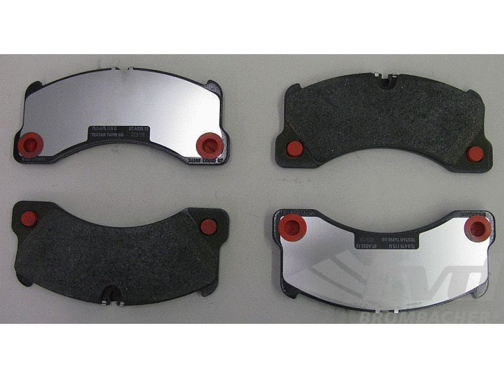 Brake pads Cayenne front 07-08, caliber red 18 + (I1LP)