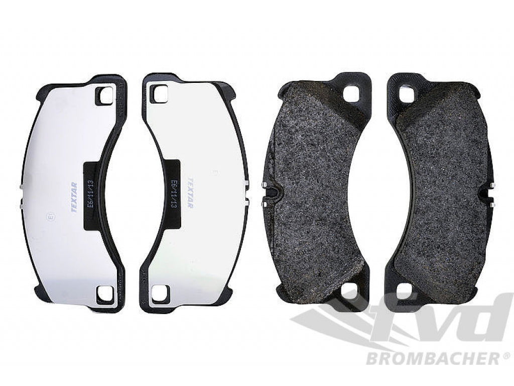 Brake pads front 958 12-, 18 +19 Scheibe, caliber color 18 -silver anod.(I1LU)+19 -red(I1LU)